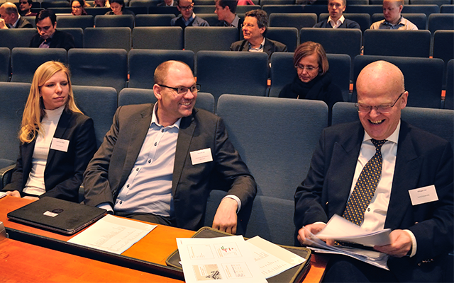 Malin Johansson (vas.), Jan Stenstoft ja Jan Olhager ovat myötävaikuttaneet ROaMING-tutkimuksen toteuttamiseen Ruotsissa ja Tanskassa.