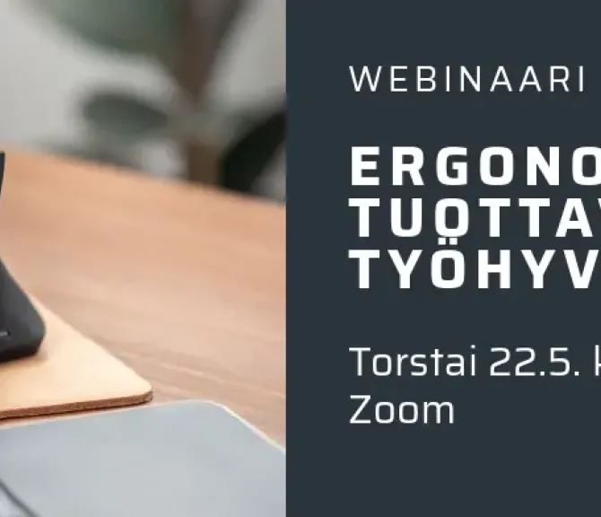 webinaari, ergonomia