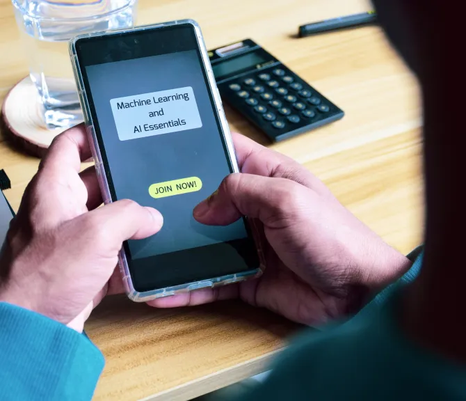 kännykkä, tekoäly, kädet