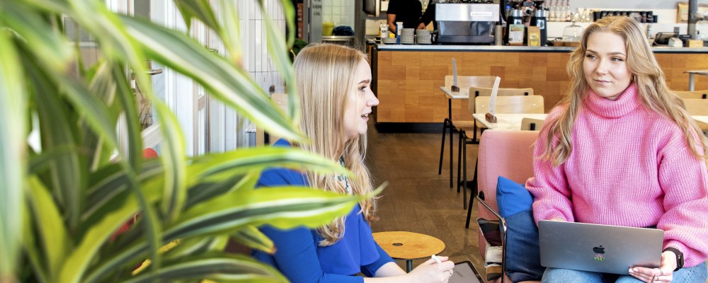 Kasvu Labsin Ines Vaittinen ja Erika Reivala