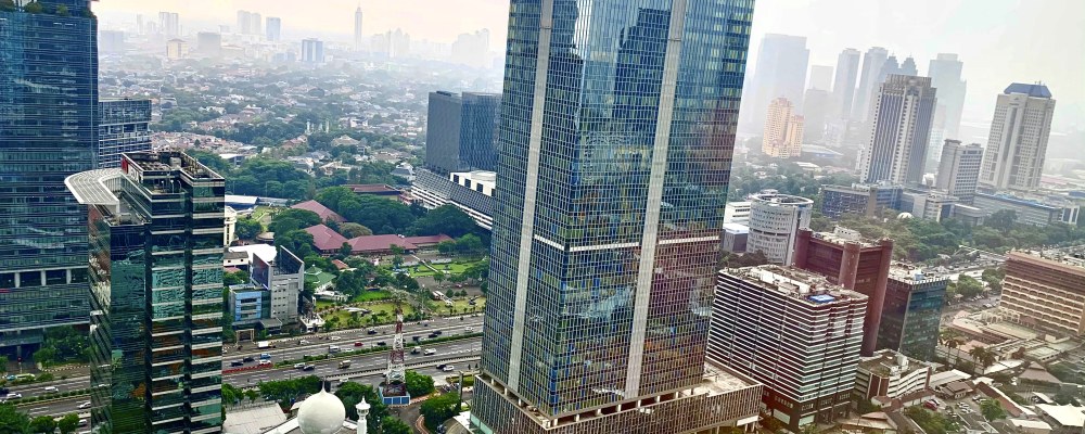Kuva Indonesian pääkaupungista Jakartasta