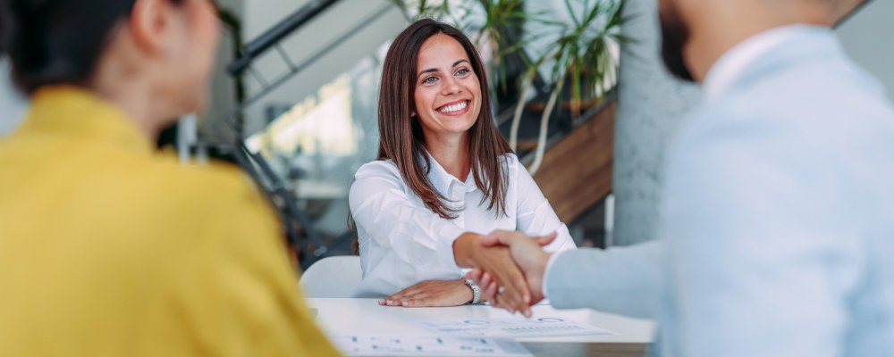 rekrytointi, mies, nainen, työnhaku, haastattelu