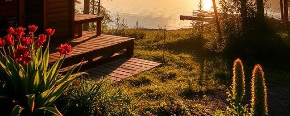vene, kesäilta, auringonlasku