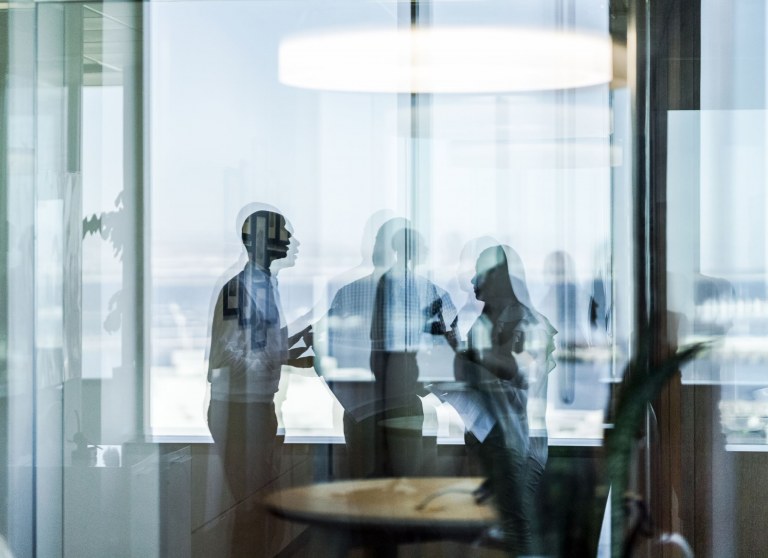 People in an office