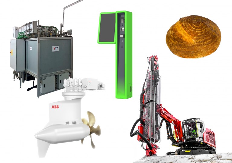 The five finalists for the Finnish Engineering Award 2021