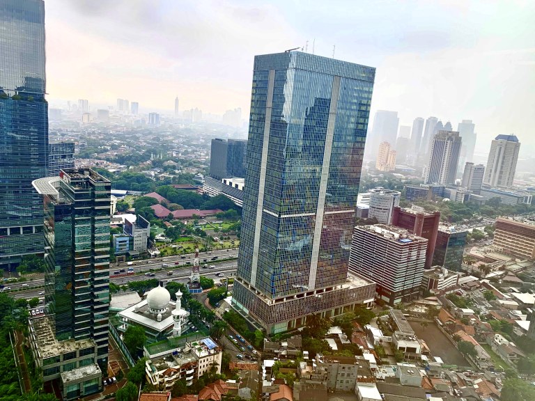Kuva Indonesian pääkaupungista Jakartasta
