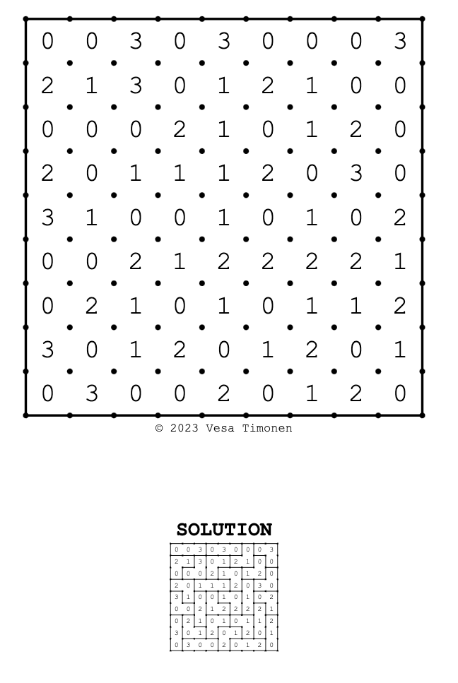 Divisium-3 vaikea 9 x 9.