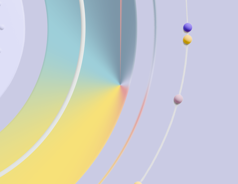 Kuvassa värikkäitä kaaria.