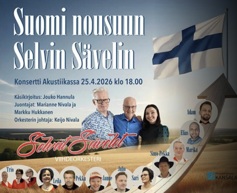 Suomi nousuun selvin sävelin