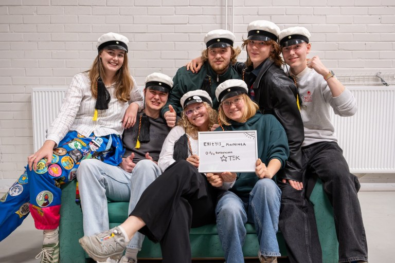 Erityismaininnan saanut Turun joukkue.