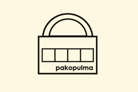 Piirretty lukko, jossa lukee pakopulma.