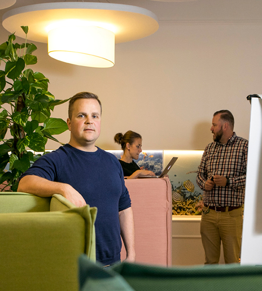 Toimitusjohtaja Joonas Kiminki iloitsee, että Wunder sijoittui tänä vuonna kolmatta kertaa peräkkäin kymmenen kärkeen Great Place to Work -tutkimuksessa.